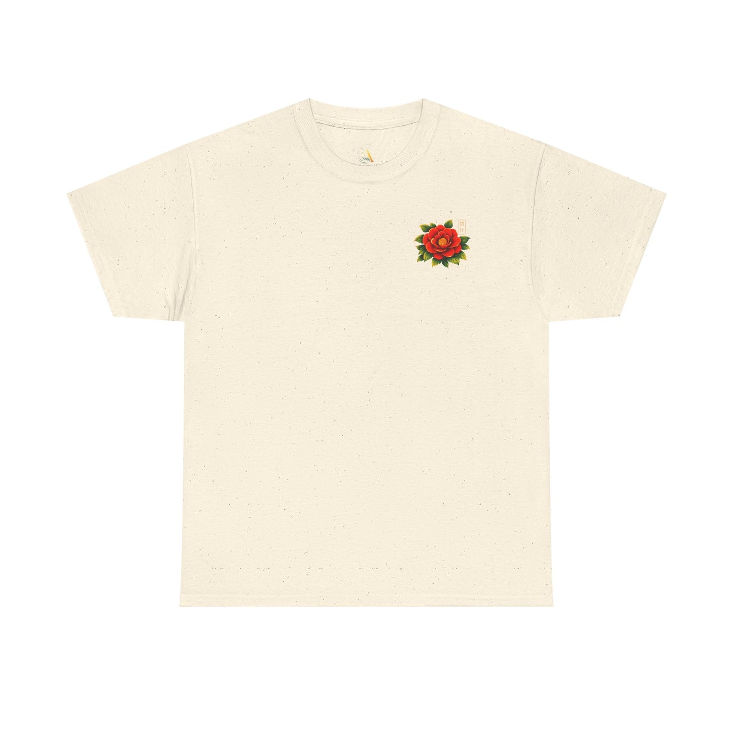Camellia Graphic Tee – “Love & Elegance”