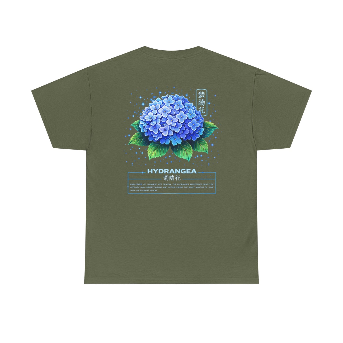 Hydrangea Graphic Tee – “Grace & Emotion”