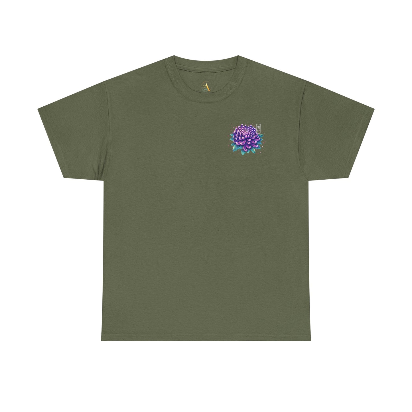 Chrysanthemum Graphic Tee – “Royal Energy”