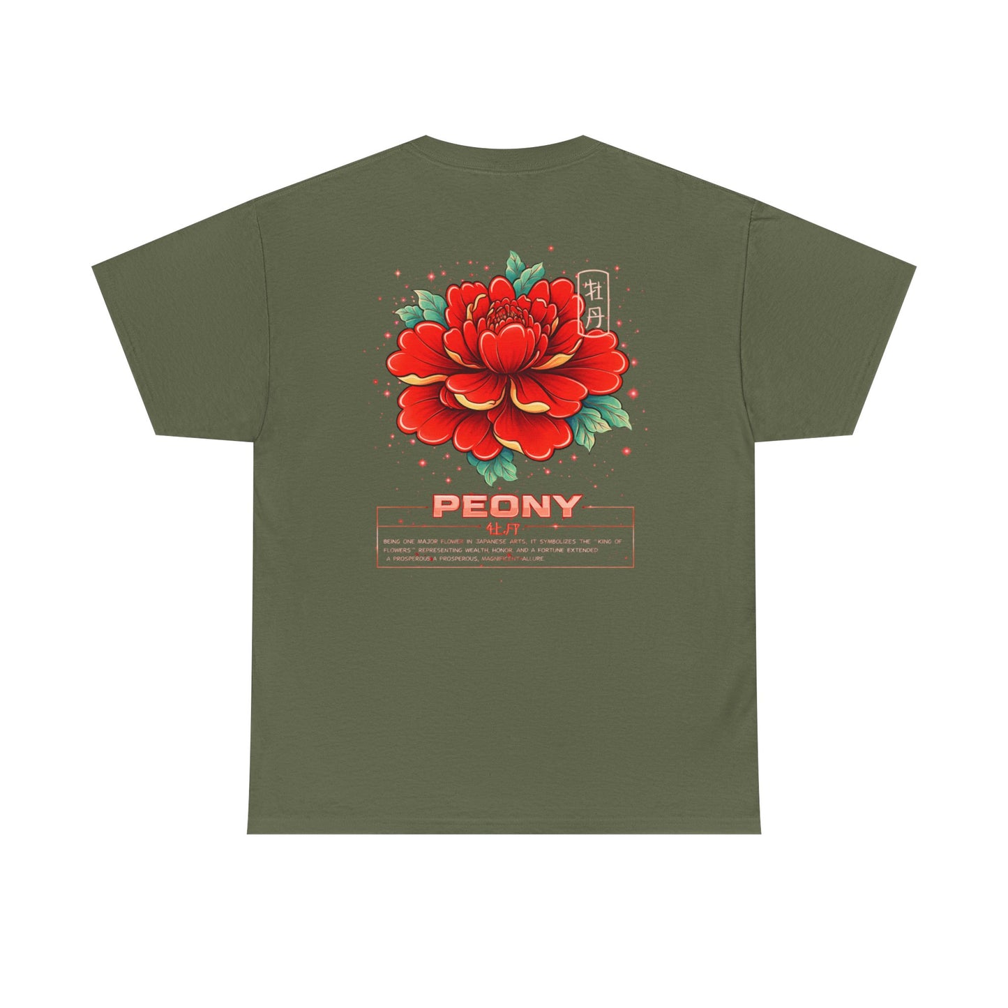 Peony Graphic Tee – “King of Flowers”