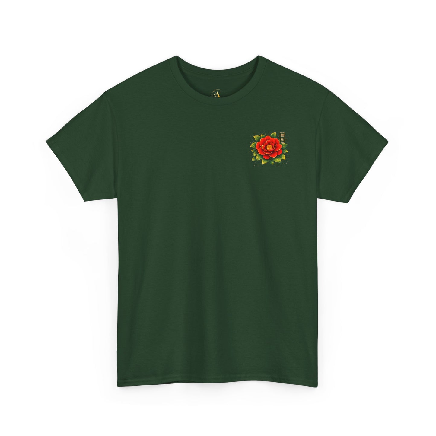 Camellia Graphic Tee – “Love & Elegance”