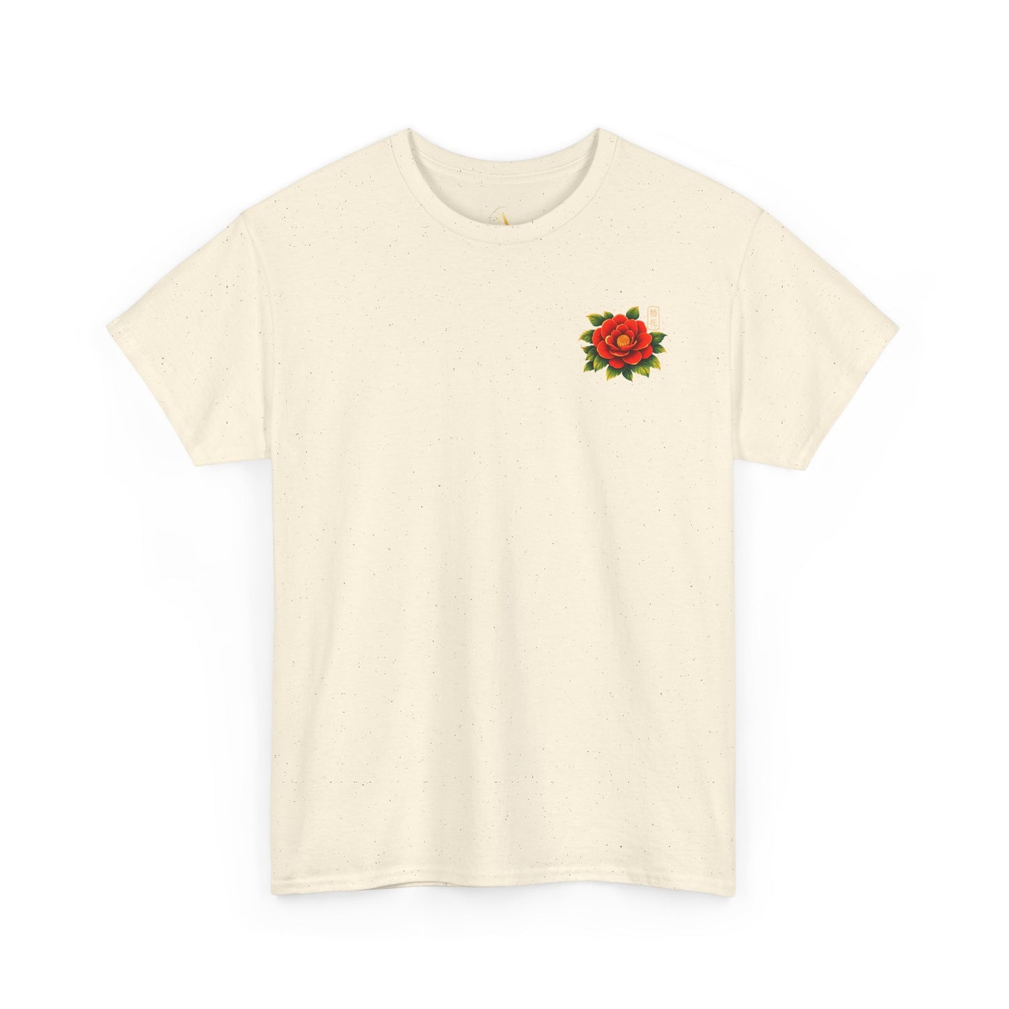 Camellia Graphic Tee – “Love & Elegance”