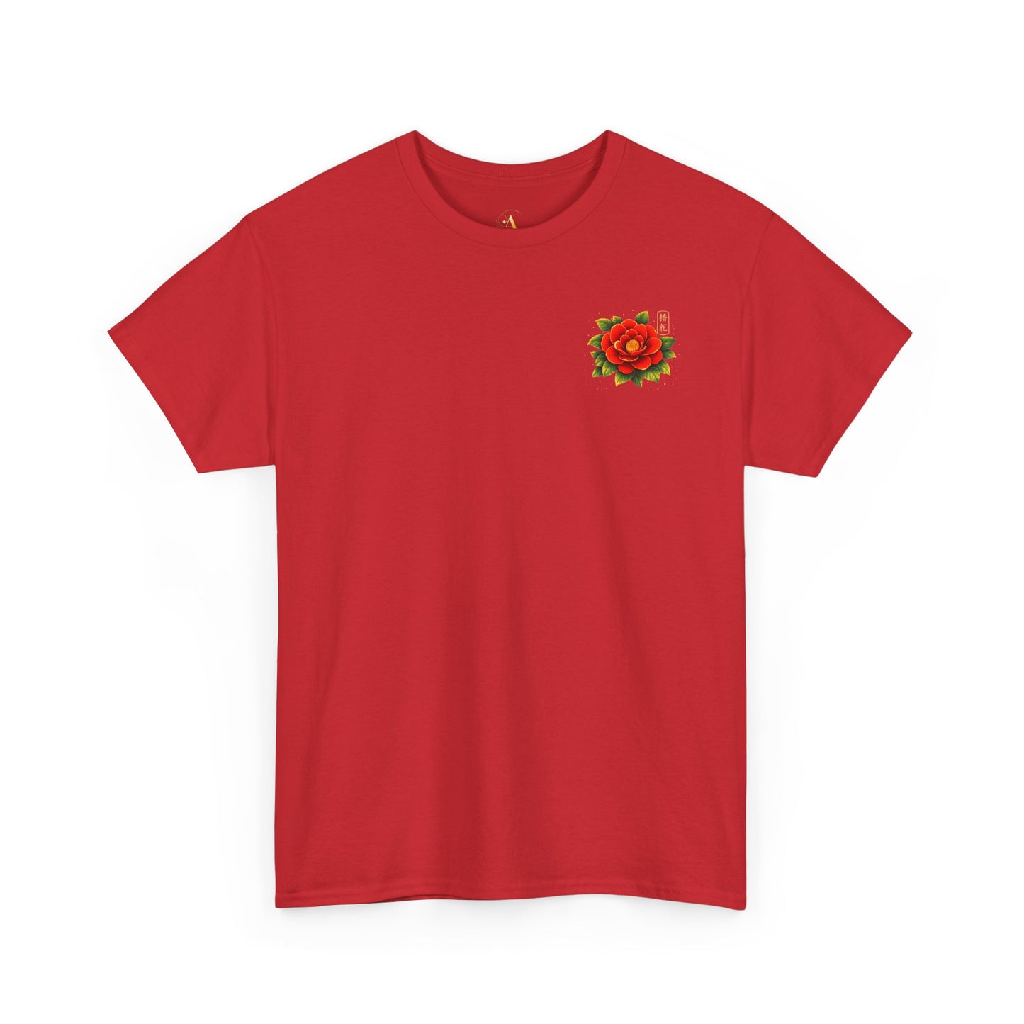 Camellia Graphic Tee – “Love & Elegance”