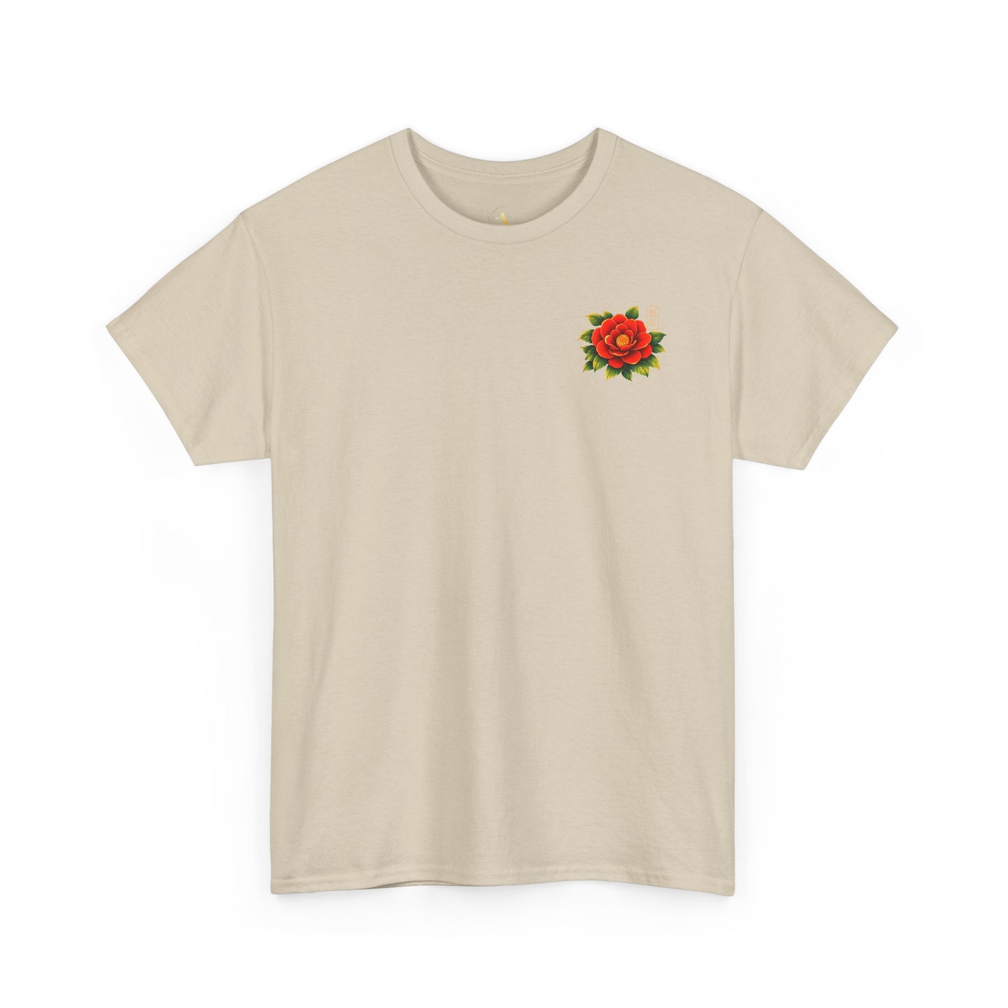 Camellia Graphic Tee – “Love & Elegance”