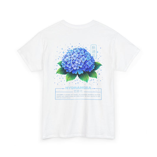 Hydrangea Graphic Tee – “Grace & Emotion”