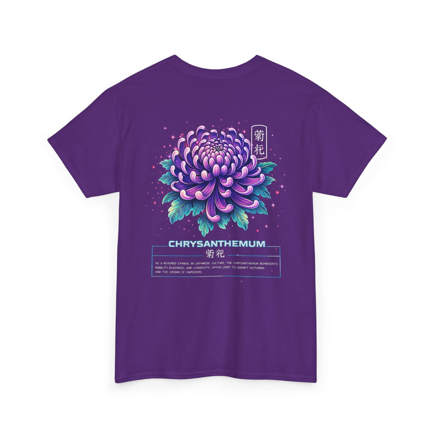 Chrysanthemum Graphic Tee – “Royal Energy”